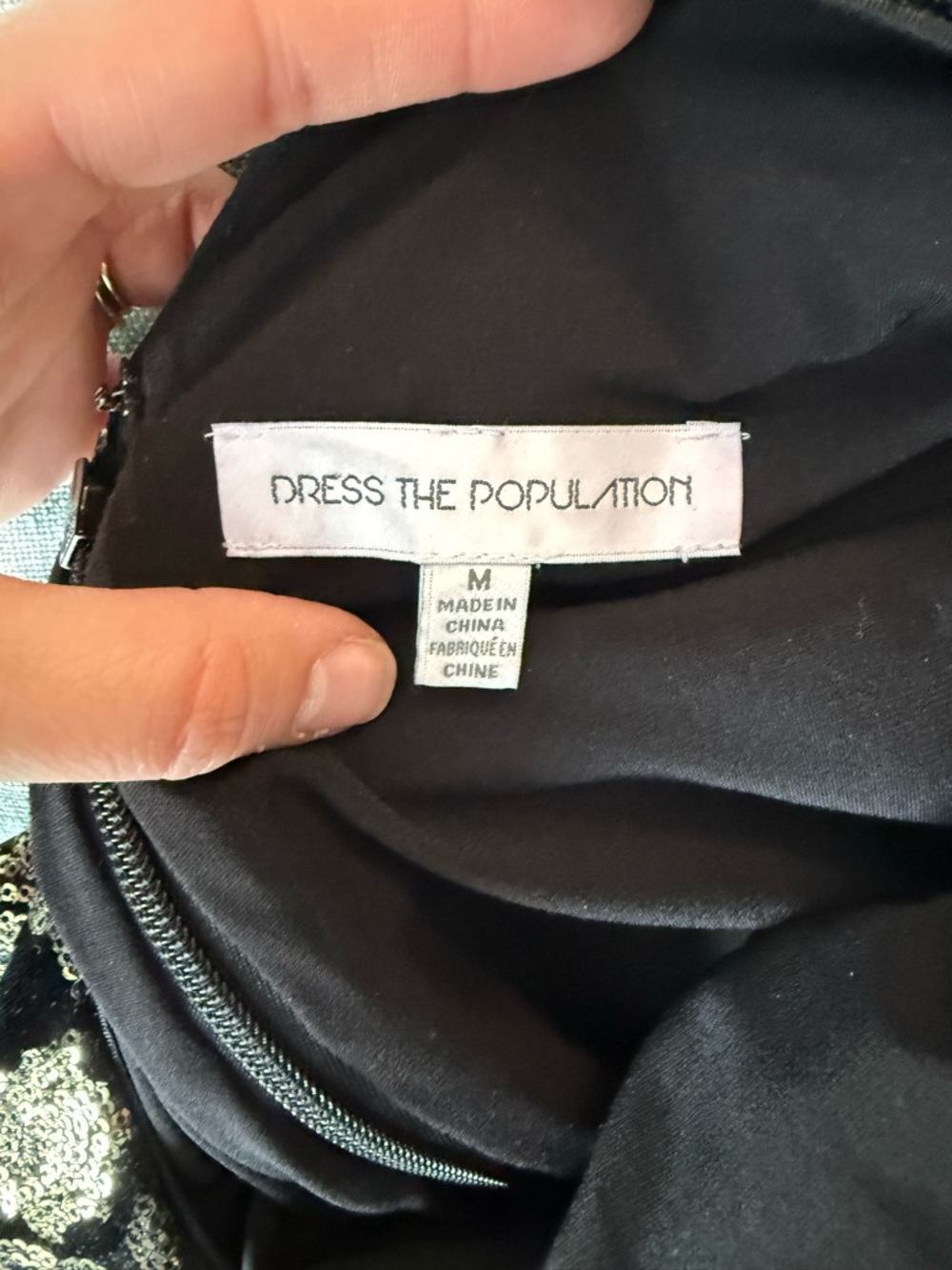 Dress the Population Lola sequin mini dress, size M - Picture 7 of 9